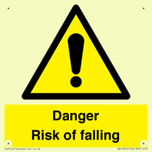 Danger Risk of falling